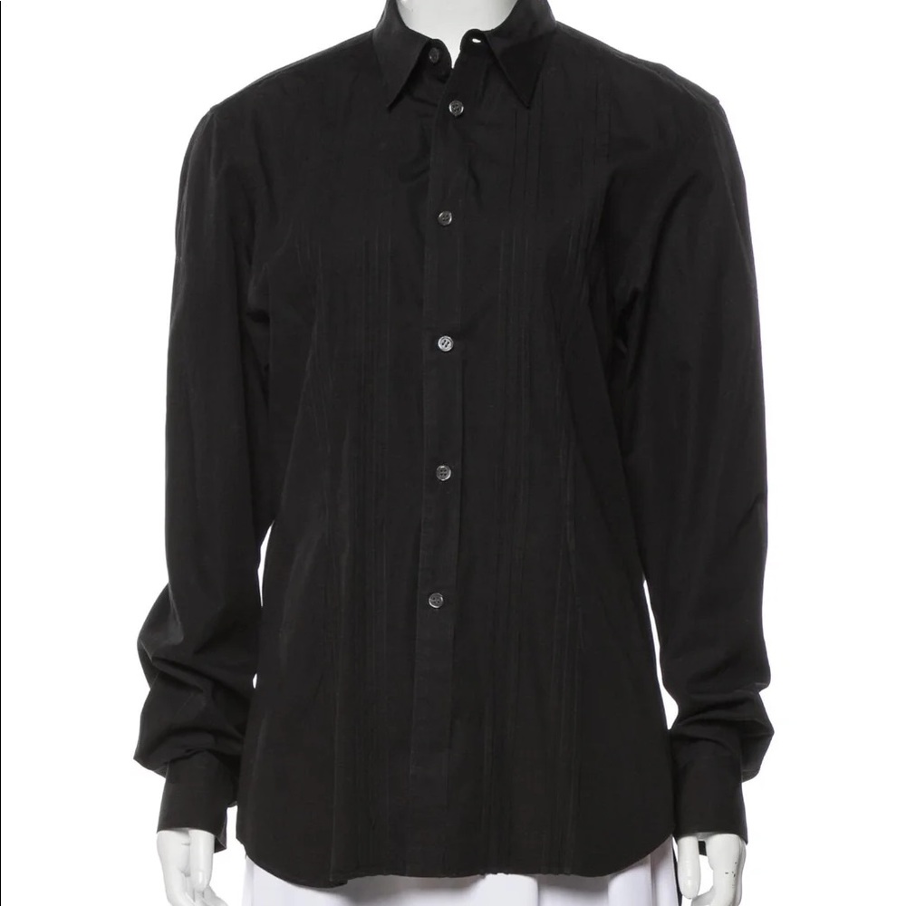 Comme des garçons shirt black button up